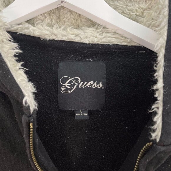 Y2K Black Guess Hoodie - Picture 3 of 3